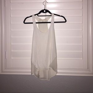 Rag and bone white/ivory racer back shirt