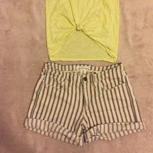 H&M Striped Shorts.