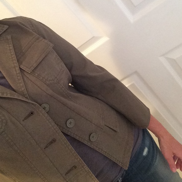 Never worn khaki jacket!