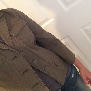 Never worn khaki jacket!