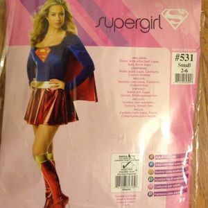 A super woman costume for Halloween