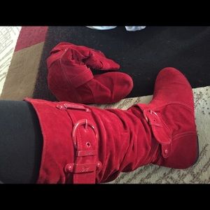 Red boots