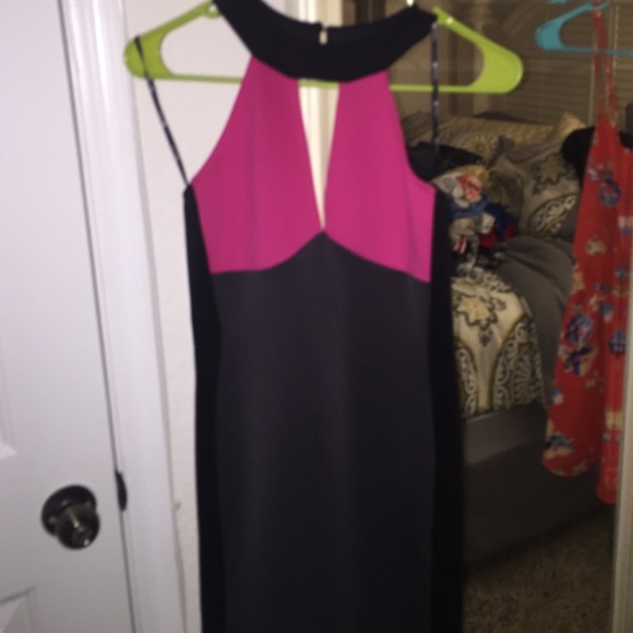 Pink, Gray & Black club dress
