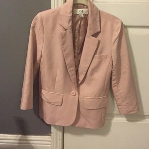 Blush blazer