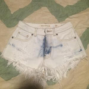 high wasted "mom shorts"