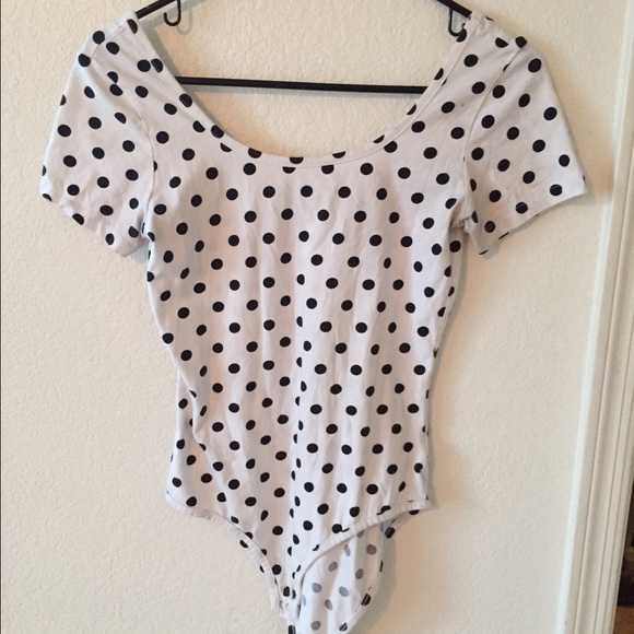 Forever 21 polka dot leotard