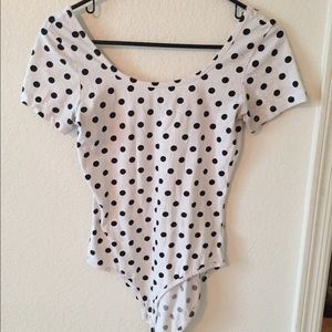 Forever 21 polka dot leotard