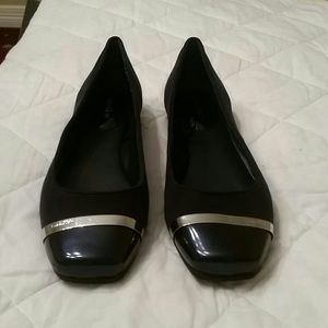 Calvin Klein Dark Navy Blue Ballet Flats Sz.6M