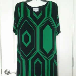 Jersey knit figure flattering