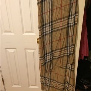 Burberry colored scarf!