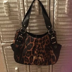 Leopard purse