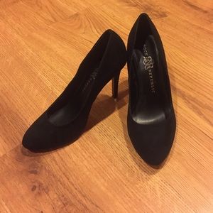 Suede rock & republic heels