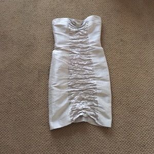 Nicole Miller Silver Dress