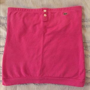 Lacoste hot pink tube top