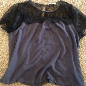 lace shoulder shirt!