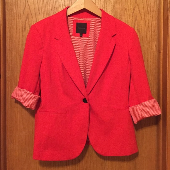 Cherry Red Mid-Weight Blazer