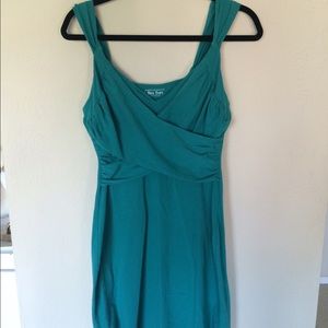 Teal Bodycon Bra Top Dress