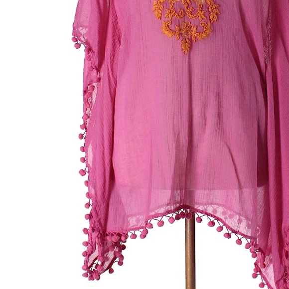 🌺Beautiful Fuchsia & Orange Letarte Kaftan🌺 - Picture 4 of 4