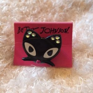 Betsey Johnson cat stretch ring!