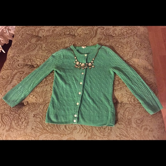 J. Crew Sweaters - Jcrew Quarter Sleeve Button Up Sweater