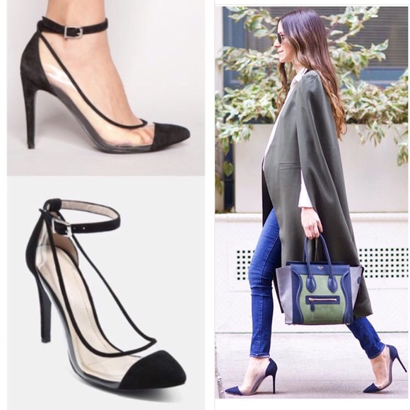 BCBGeneration Shoes - 🎉HP 🎉BCBG suede see-through pump