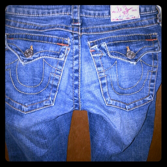 True Religion Flare Jean's Sz 26 (Euro) women's Jeans - Picture 1 of 4