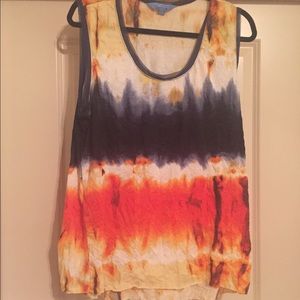 Vera wang tie dye tank