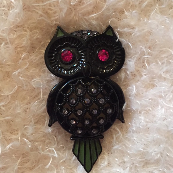 Betsey Johnson owl pin!