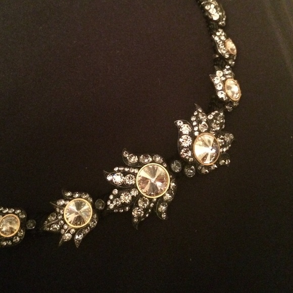 Lavin black crystal headband/ headpiece