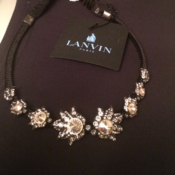 Lavin black crystal headband/ headpiece