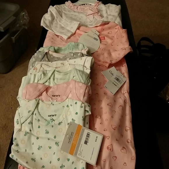 Baby Girl Clothing Bundle 9 Pieces