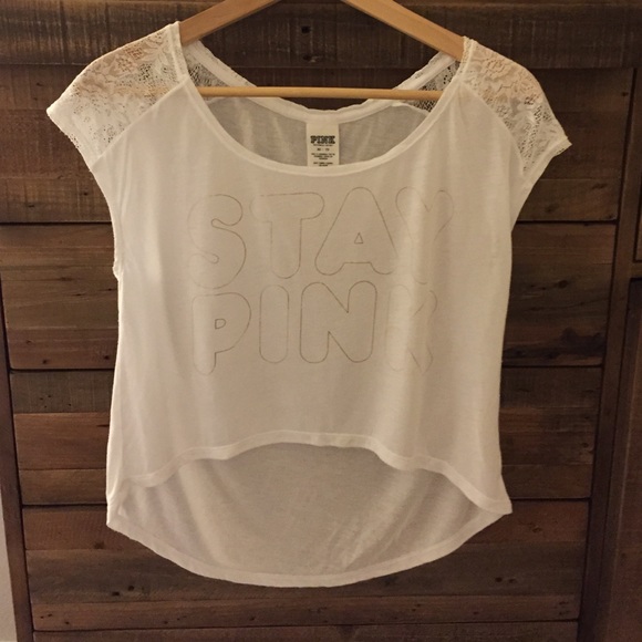 Victoria's Secret PINK cropped t shirt