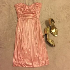 Pink/Gold Shimmer Dress