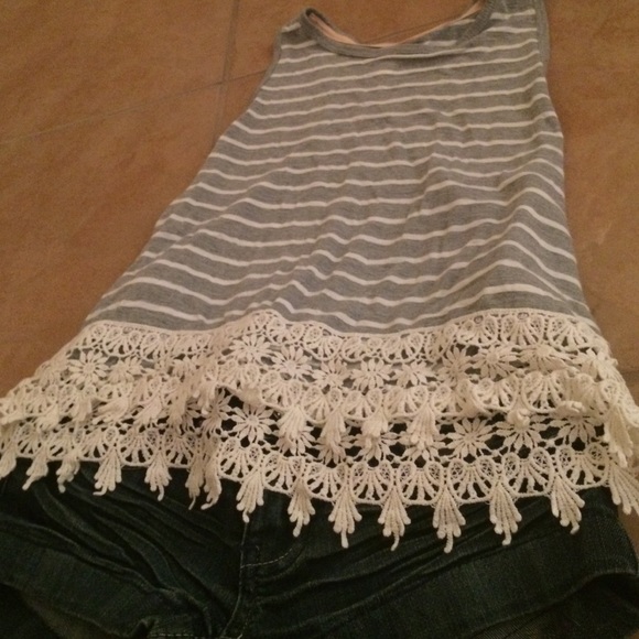 super cute lace tank