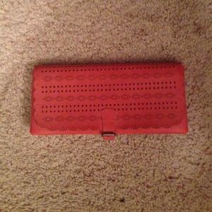 Coral Cut out Clutch