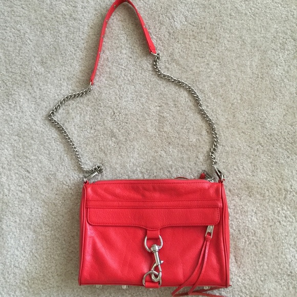 Rebecca Minkoff MAC in Red with Silver Hardware - Picture 1 of 3
