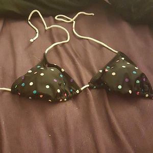 Colorful Polka dot swim top