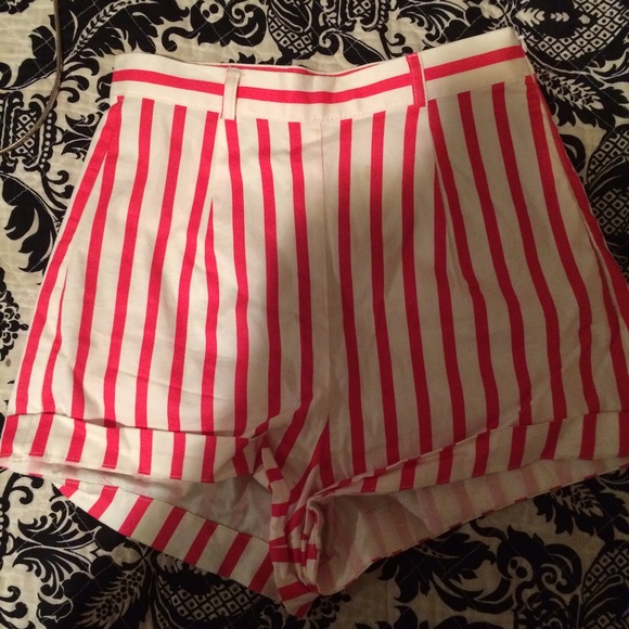 Zara pinstripe shorts