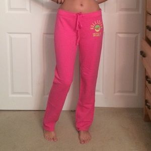 Pink Hollister Sweat Pants.