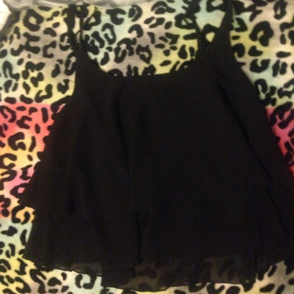 Black tank top