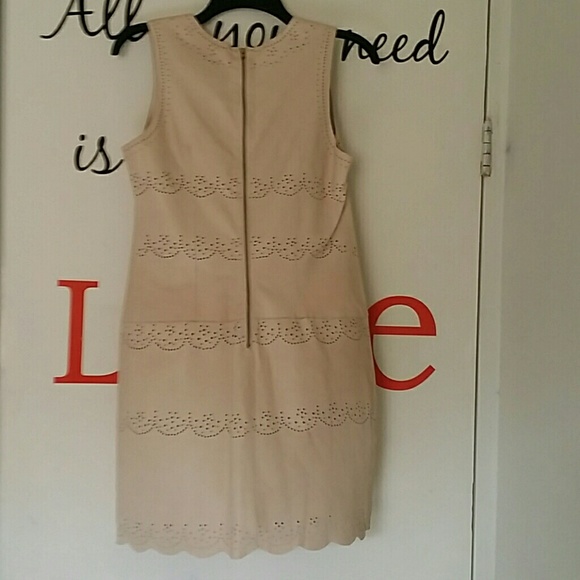 French Connection Broderie Brogue Leather Dress - Picture 4 of 4