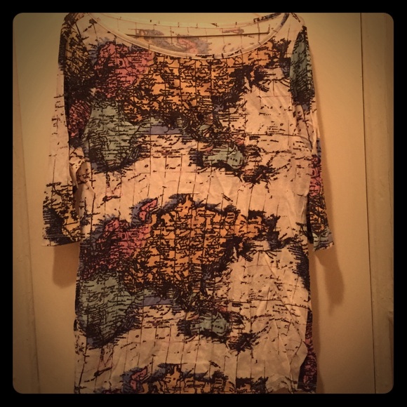 BDG 3/4 boatneck shirt