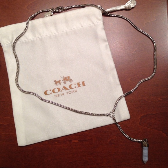 Coach Amulet Lariat Necklace