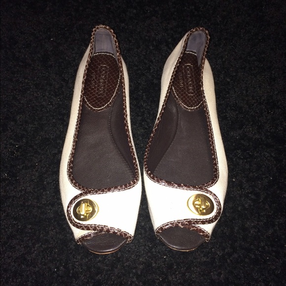 Coach Open Toed Shoes