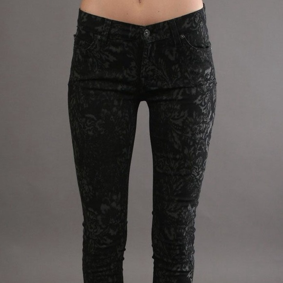 7 for all Mankind mid-rise skinny jeans