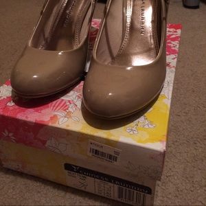 Nude heels only wore once.