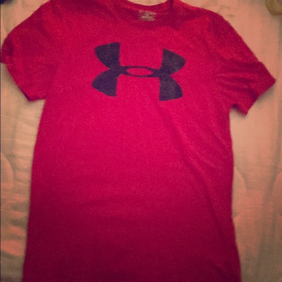 Men's Under Armour Charged Cotton t shirt M red