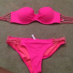 VS Hot Pink Bathing Suit.