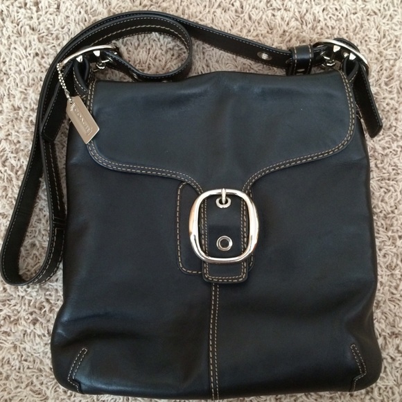 SOLD | Coach Messenger in Black