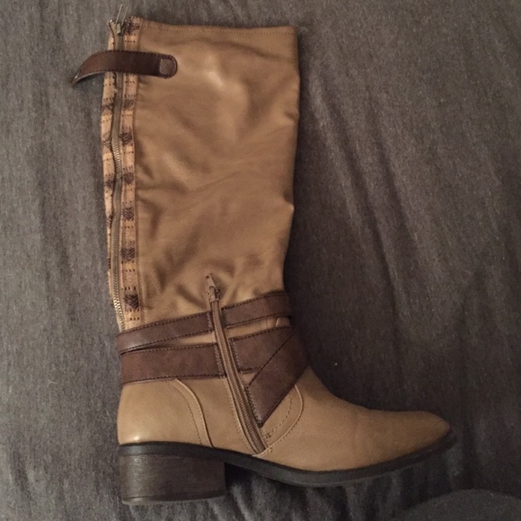 Boots, bought at Boston Store